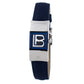 Blue Leather Dress Watch
