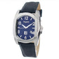 Blue Leather Dress Watch