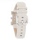 Beige Leather Dress Watch