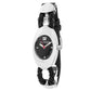 Black Leather Dress Watch