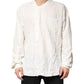 White Cotton Men Long Sleeves Men Shirt