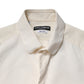 Off White Silk Men GOLD Dress Formal Shirt