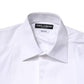 White Cotton GOLD Collared Dress Bib Formal Shirt