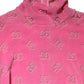Pink Logo Monogram Long Sleeve Jumpsuit  Dress