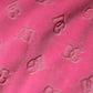 Pink Logo Monogram Long Sleeve Jumpsuit  Dress
