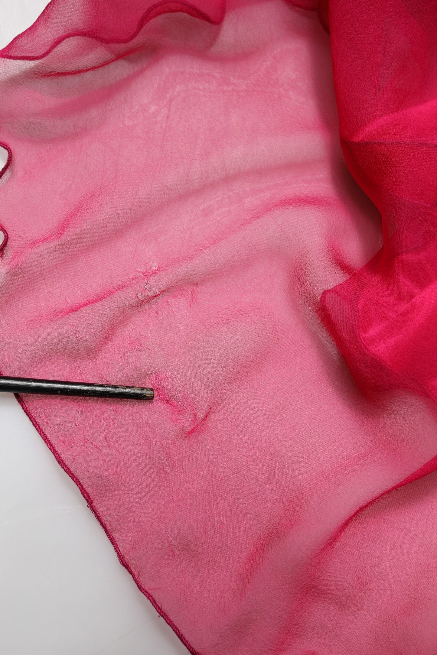 Pink Silk Embellished A-line Midi Dress