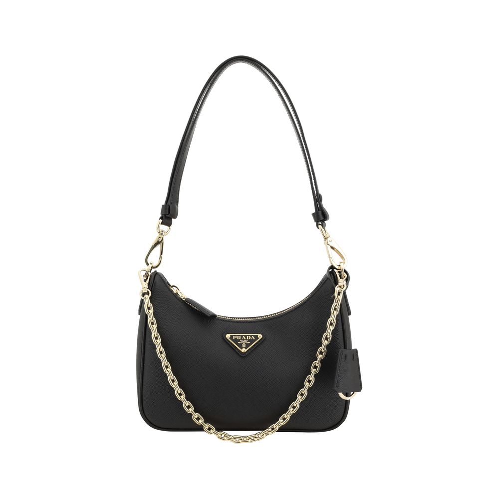 Black Calf Leather Bos Taurus Shoulder Bag