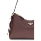 Bordeaux Calf Leather Bos Taurus Shoulder Bag