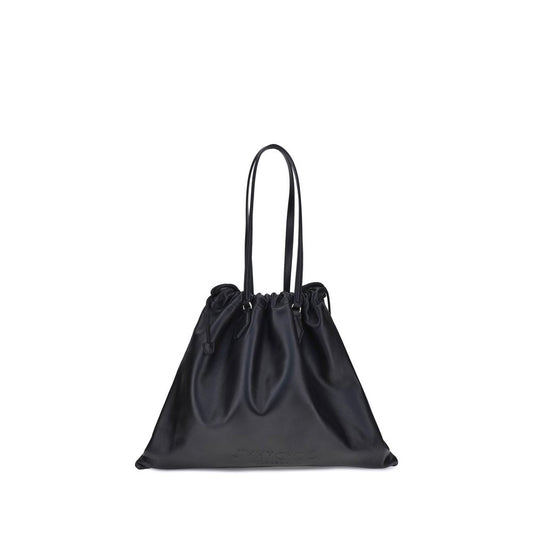 Black Calf Leather Bos Taurus Shoulder Bag