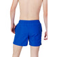 Blue Polyester Swim Shorts