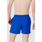 Blue Polyester Swim Shorts