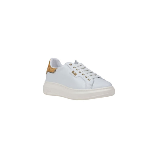 White Leather Low Top Sneakers