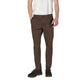 Brown Cotton Skinny Pants