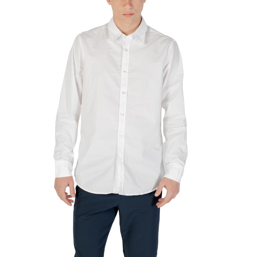 White Cotton Dress Shirt