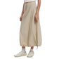 Beige Cotton Long Skirt