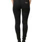 Black Cotton Stretch Skinny Denim Jeans