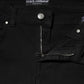 Black Cotton Skinny Denim Trouser Jeans