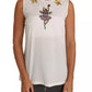 White Embellished Crystal Sequin Fairy  Top
