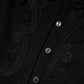 Black Sheer Button Down Cardigan Sweater