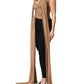 Brown Virgin Wool Sleeveless Scarf Tank Top