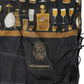 Black Jazz Club Print Neck Wrap Shawl Scarf