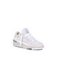 Beige Calf Leather Bos Taurus Athletic Sneakers