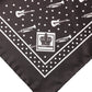 Black Guitar Trumpet Men Handkerchief Scarf
