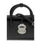 Black Calf Leather Bos Taurus Handbag