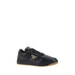 Black Calf Leather Bos Taurus Low Top Sneakers