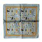 Blue Jazz Club Square Handkerchief Scarf