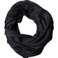Black Lace Stole Silk NeckWrap Shawl Scarf