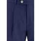 Blue Fleece Wool Two-Piece Suit