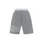 Gray Polyamide Bermuda Shorts