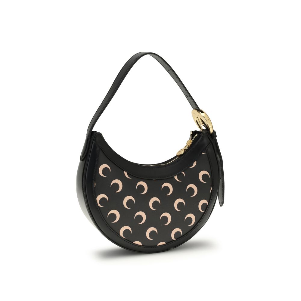 Black Polyethylene Shoulder Bag