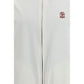 White Polyamide Full-Length Jacket