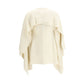Cream Fleece Wool Cardigan