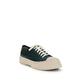 Black Calf Leather Bos Taurus Platform Sneakers