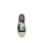 Black Calf Leather Bos Taurus Platform Sneakers