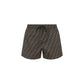 Brown Polyester Swim Shorts