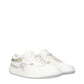 White Leather Low Top Sneakers