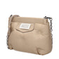 Beige Leather Crossbody Bag