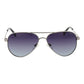 Silver Metal Sunglasses