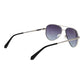Silver Metal Sunglasses