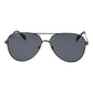 Gray Metal Sunglasses