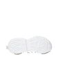 White Fabric Athletic Sneakers