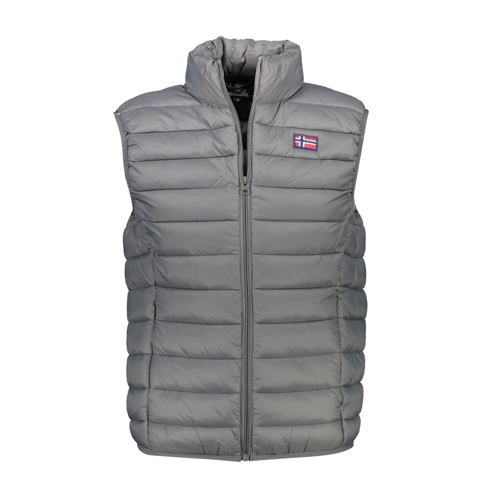 Grigio Poliammide Men's Vest