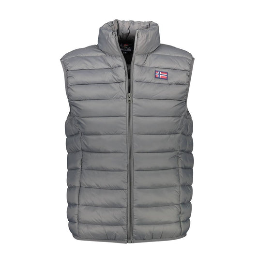 Grigio Poliammide Men's Vest