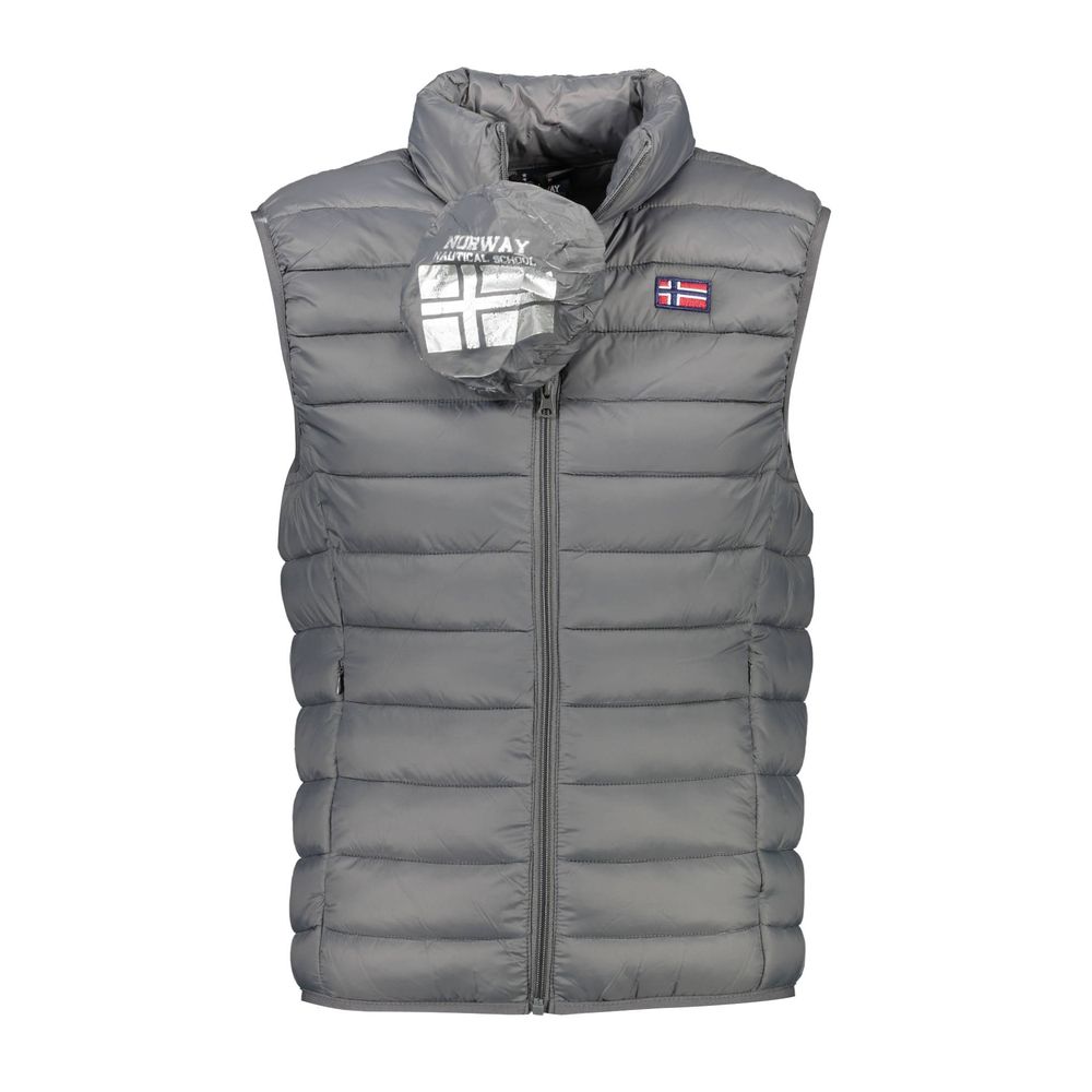 Grigio Poliammide Men's Vest