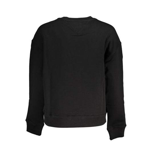 Black Cotton Sweatshirt