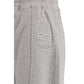 Gray Cotton Casual Pants